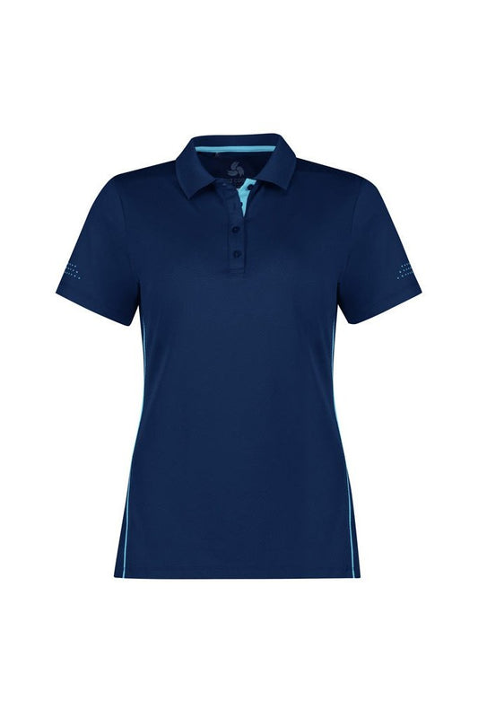Biz Collection Balance Ladies Polo - P200LS - Navy/Sky