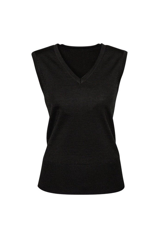 Biz Collection Ladies Milano Vest - LV619L - Black