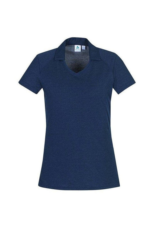 Biz Collection Byron Ladies Polo - P011LS - Steel Blue