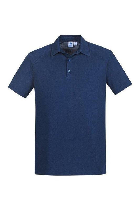 Biz Collection Byron Mens Polo - P011MS - Steel Blue
