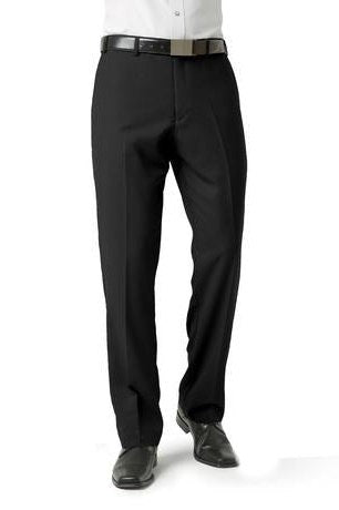 Biz Collection Classic Flat Front Tailored Trousers - BS29210 - Black