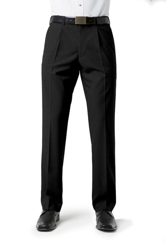 Biz Collection Classic Pleat Front Tailored Trousers - BS29110 - Black