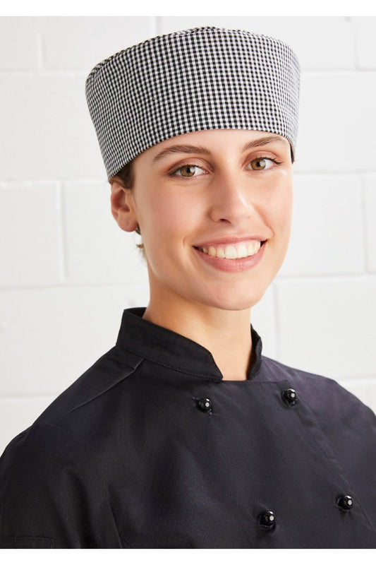  BIZ Flat Top Chef Cap - CH238 | Biz Collection | Fashion Biz Online