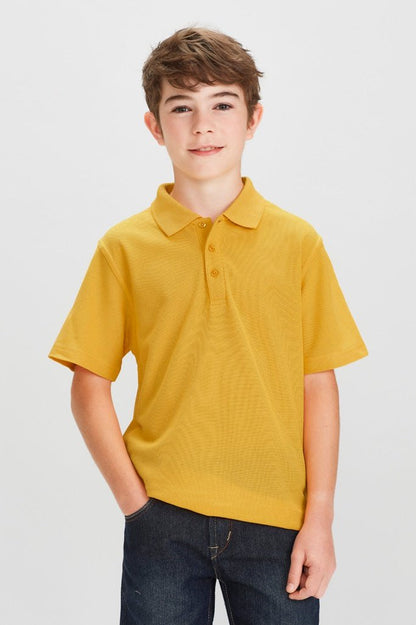  BIZ Kids Crew Polo - P400KS | Biz Collection | Fashion Biz Online