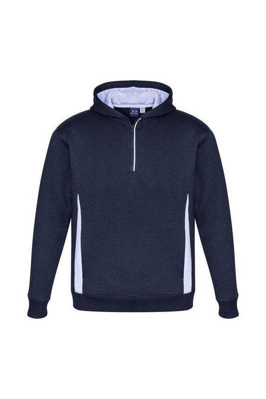 Biz Collection Kids Renegade Hoodie - SW710K - Navy/White/Silver