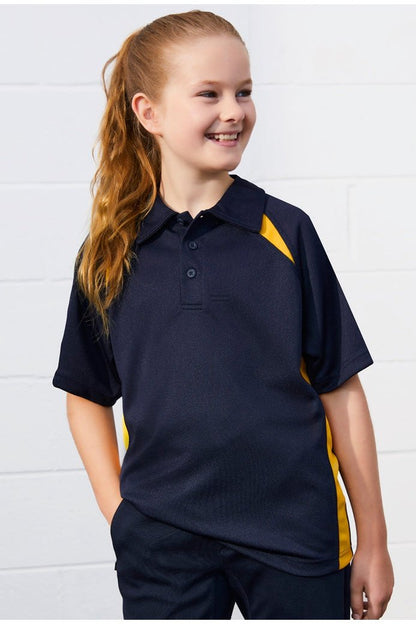  BIZ Kids Splice Polo - P7700B | Biz Collection | Fashion Biz Online