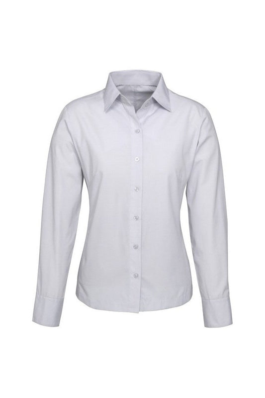 Biz Collection Ladies Ambassador Long Sleeve Shirt - S29520 - Silver Grey