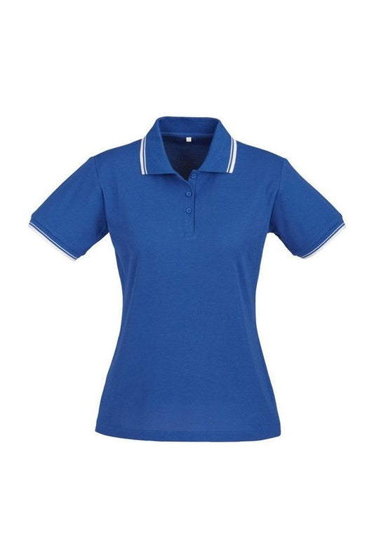 Biz Collection Ladies Cambridge Polo - P227LS - Royal/White/White