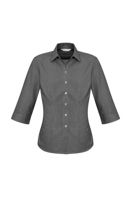Biz Collection Ladies Ellison 3/4 Sleeve Shirt - S716LT - Black