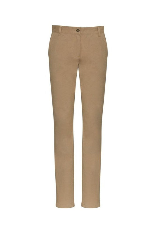 Biz Collection Ladies Lawson Chino Pant - BS724L - Dark Stone