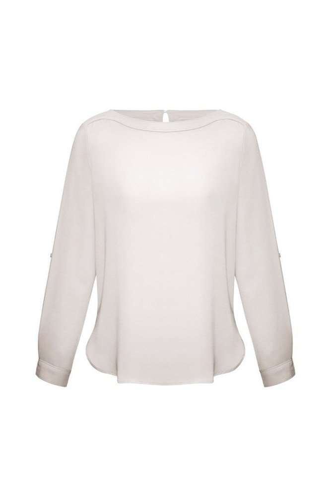  BIZ Ladies Madison Boatneck Blouse - S828LL | Biz Collection | Fashion Biz Online