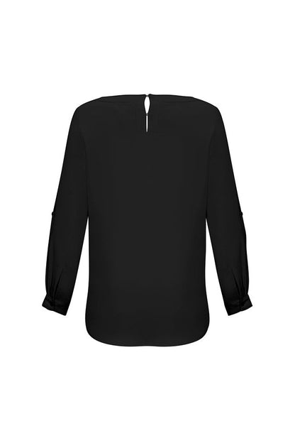  BIZ Ladies Madison Boatneck Blouse - S828LL | Biz Collection | Fashion Biz Online