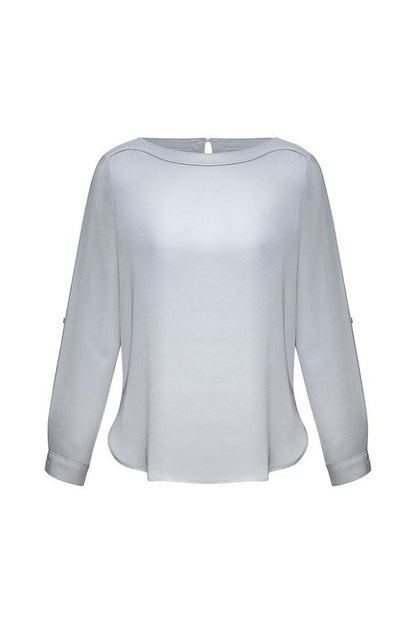  BIZ Ladies Madison Boatneck Blouse - S828LL | Biz Collection | Fashion Biz Online