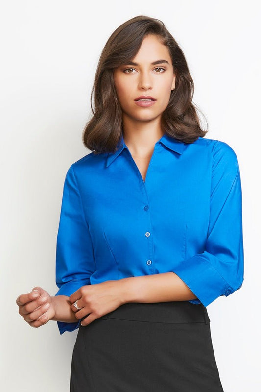  BIZ Ladies Monaco 3/4 Sleeve Shirt - S770LT | Biz Collection | Fashion Biz Online