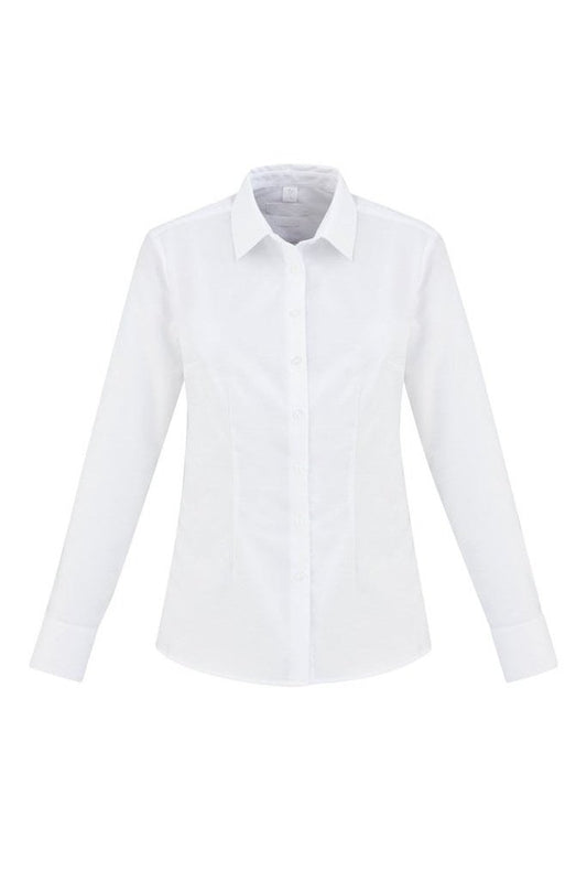 Biz Collection Ladies Regent Long Sleeve Shirt - S912LL - White