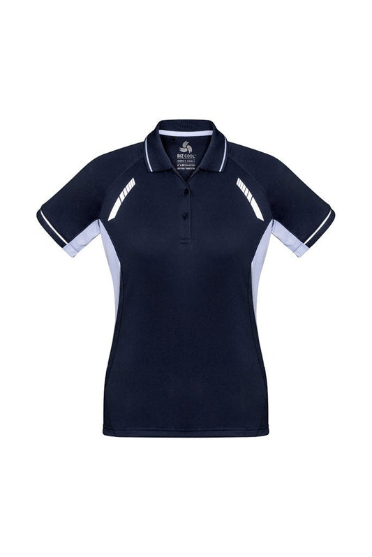 Biz Collection Ladies Renegade Polo - P700LS - Navy/White/Silver