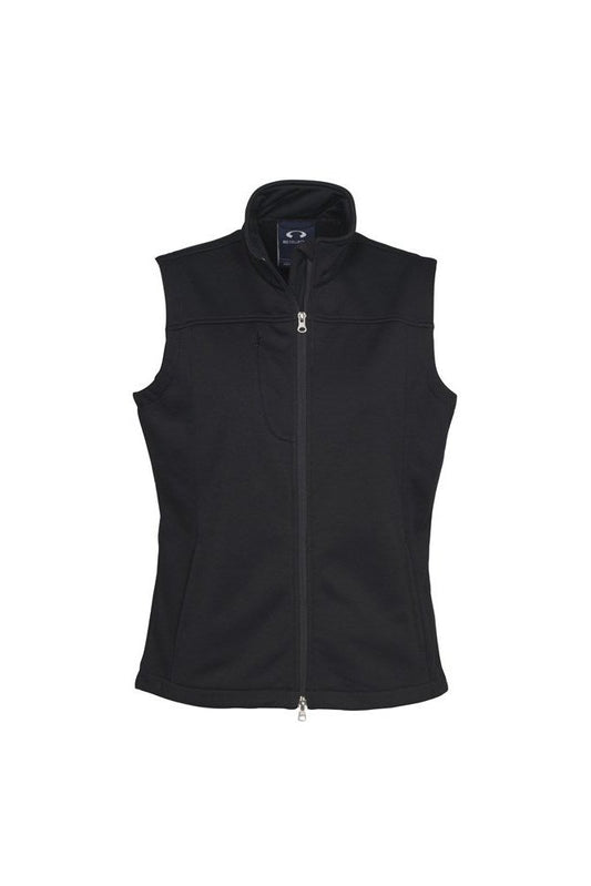 Biz Collection Ladies Soft Shell Vest - J29123 - Black