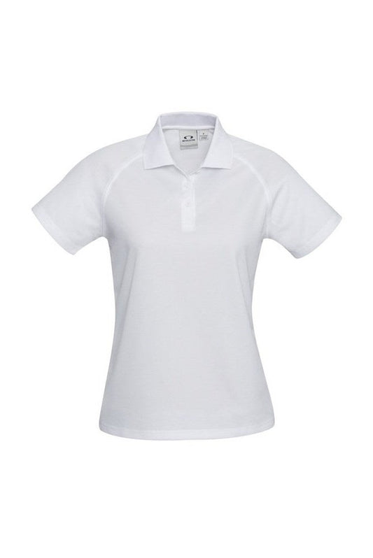 Biz Collection Ladies Sprint Polo - P300LS - White