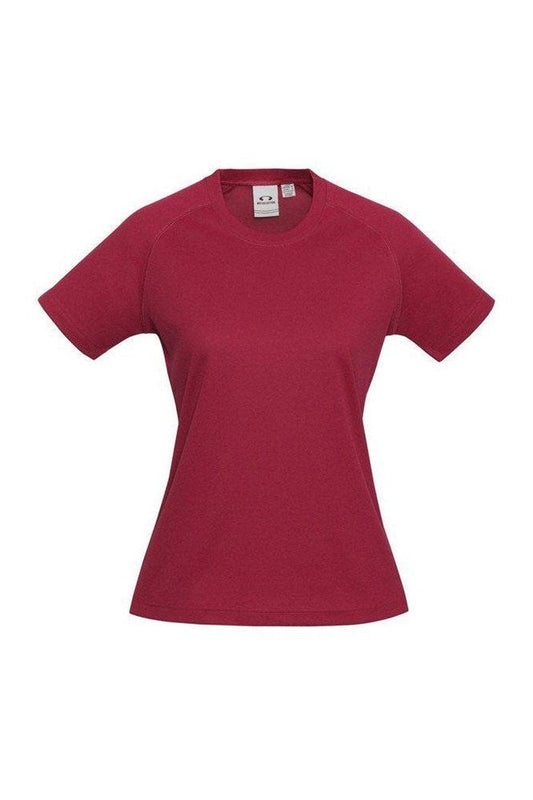 Biz Collection Ladies Sprint Tee - T301LS - Red