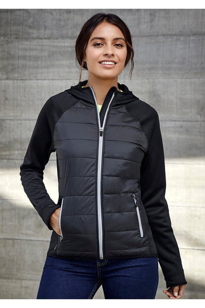  BIZ Ladies Stealth Tech Hoodie - J515L | Biz Collection | Fashion Biz Online