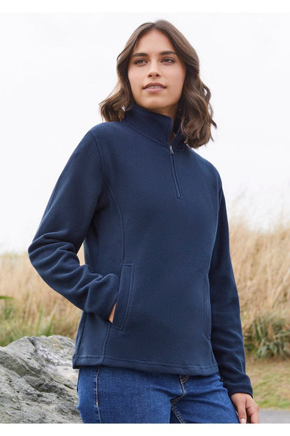  BIZ Ladies Trinity 1/2 Zip Pullover - F10520 | Biz Collection | Fashion Biz Online