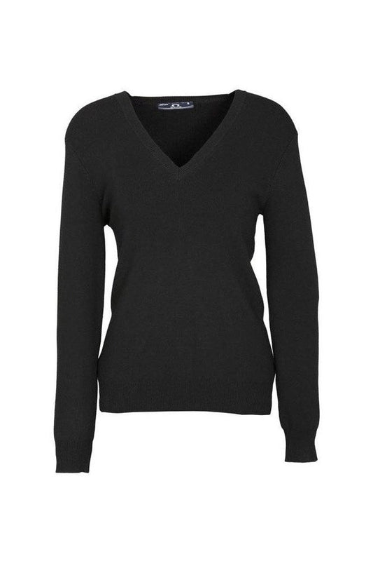Biz Collection Ladies V-Neck Pullover - LP3506 - Black