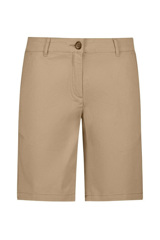 Biz Collection Lawson Ladies Chino Short - BS021L - Dark Stone