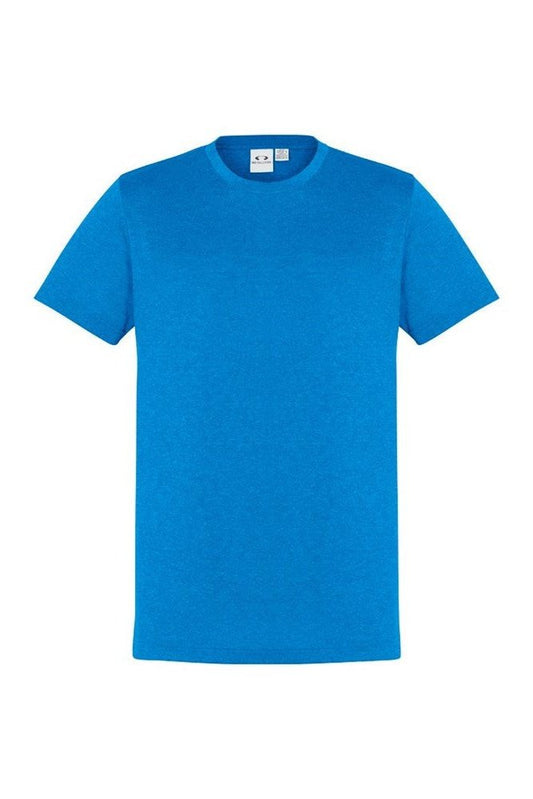 Biz Collection Mens Aero Tee - T800MS - Cyan