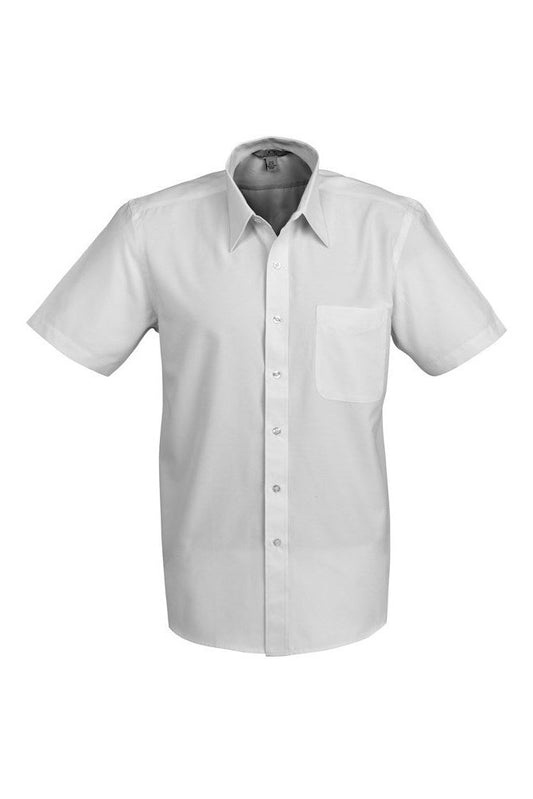 Biz Collection Mens Ambassador Short Sleeve Shirt - S251MS - Silver Grey