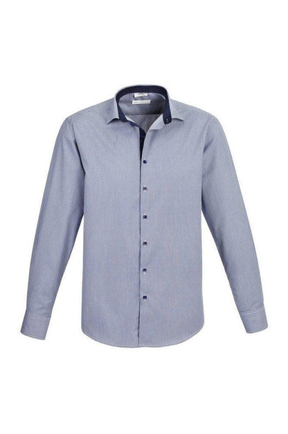  BIZ Mens Edge Long Sleeve Shirt - S267ML | Biz Collection | Fashion Biz Online