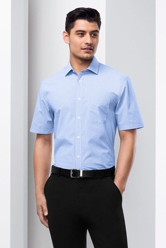  BIZ Mens Euro Short Sleeve Shirt - S812MS | Biz Collection | Fashion Biz Online