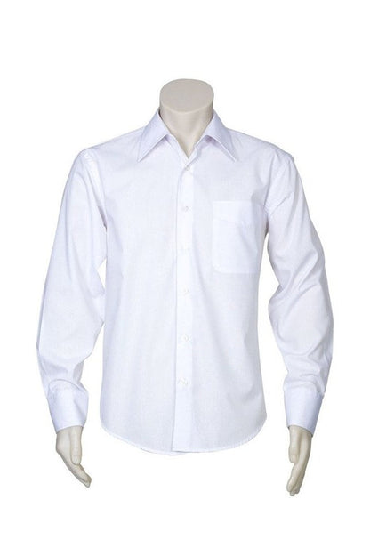  BIZ Mens Metro Business Shirt Long Sleeve - SH714 | Biz Collection | Fashion Biz Online