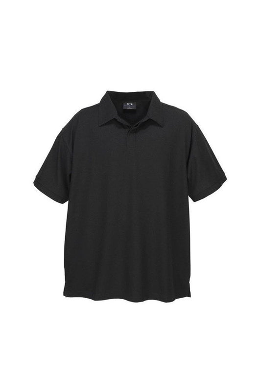 Biz Collection Mens Micro Waffle Polo - P3300 - Black
