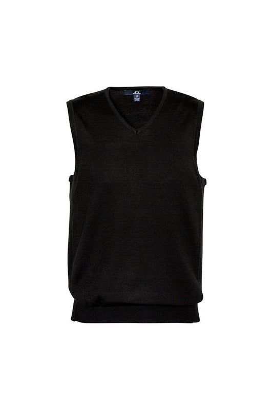 Biz Collection Mens Milano Vest - WV619M - Black