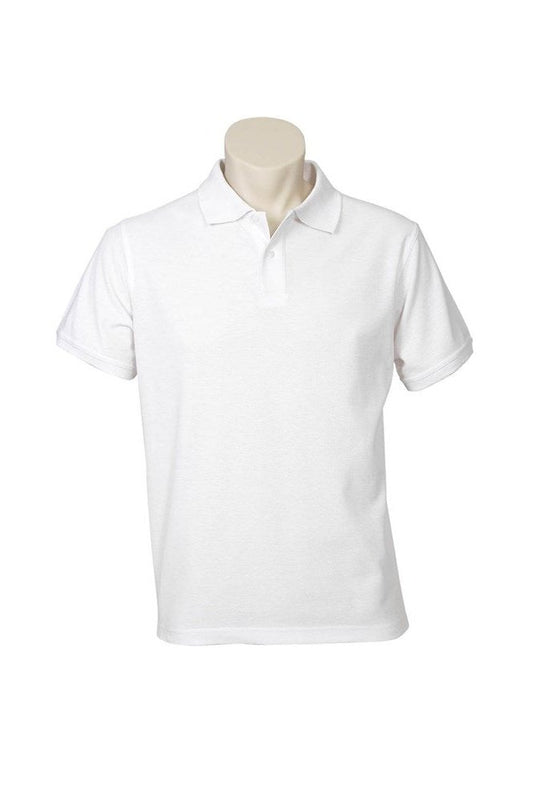 Biz Collection Mens Neon Polo - P2100 - White