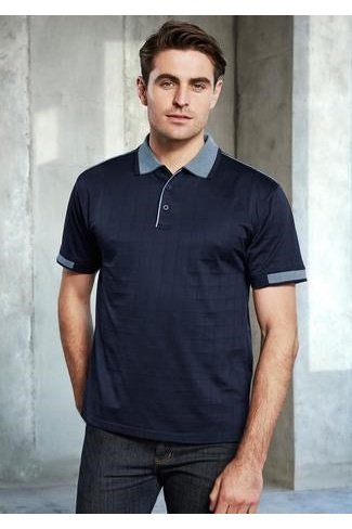  BIZ Mens Noosa Self Check Polo - P9100 | Biz Collection | Fashion Biz Online