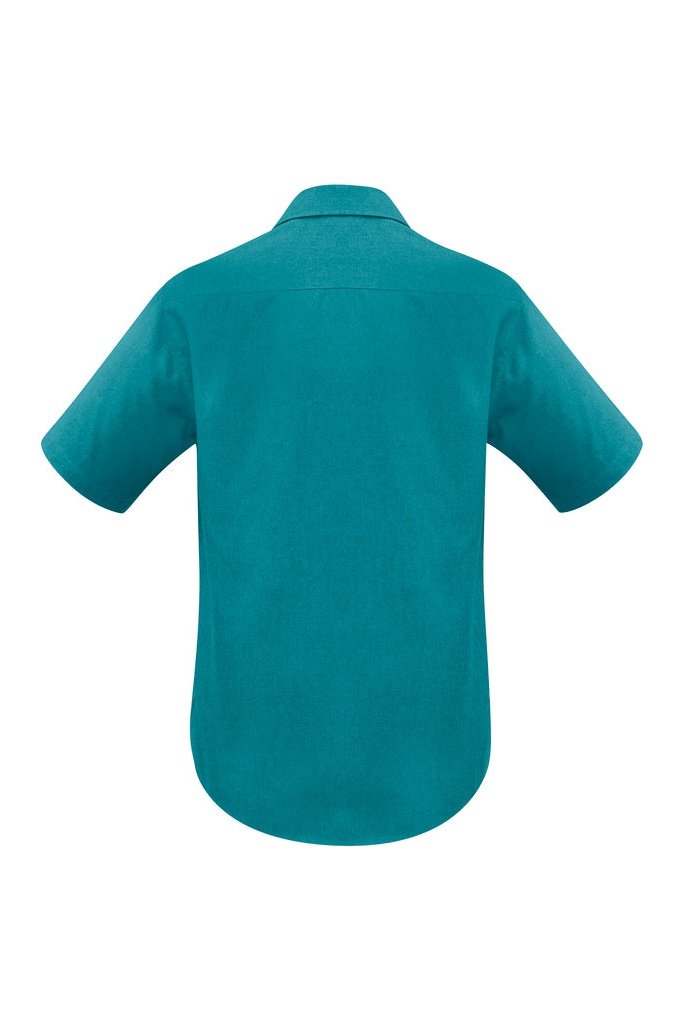  BIZ Mens Plain Oasis Short Sleeve Shirt - SH3603 | Biz Collection | Fashion Biz Online