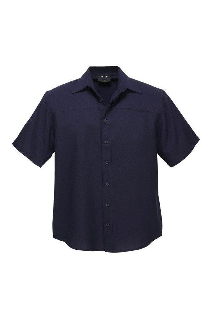  BIZ Mens Plain Oasis Short Sleeve Shirt - SH3603 | Biz Collection | Fashion Biz Online