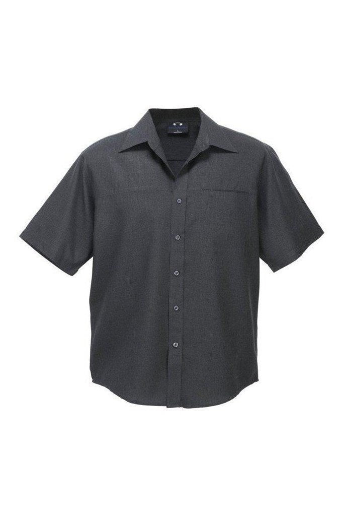  BIZ Mens Plain Oasis Short Sleeve Shirt - SH3603 | Biz Collection | Fashion Biz Online