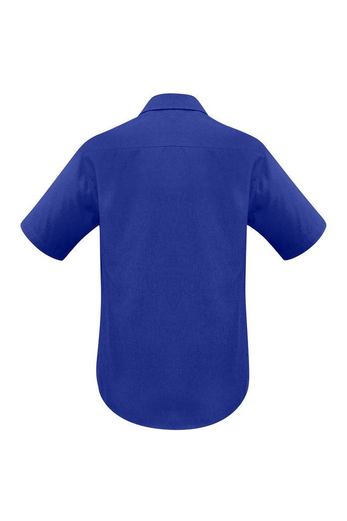  BIZ Mens Plain Oasis Short Sleeve Shirt - SH3603 | Biz Collection | Fashion Biz Online