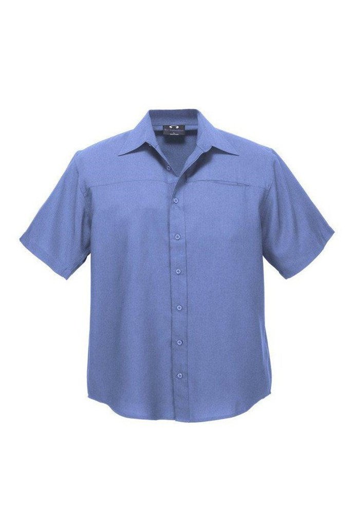  BIZ Mens Plain Oasis Short Sleeve Shirt - SH3603 | Biz Collection | Fashion Biz Online