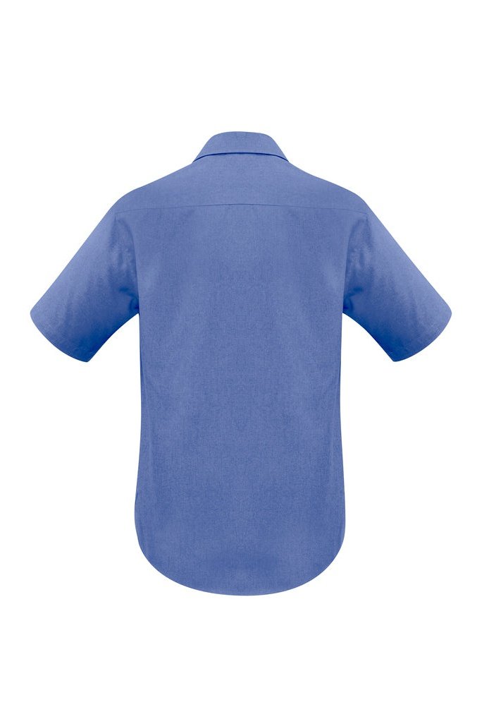  BIZ Mens Plain Oasis Short Sleeve Shirt - SH3603 | Biz Collection | Fashion Biz Online