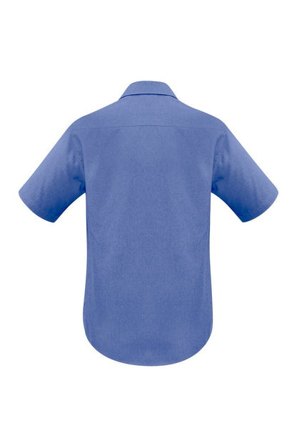  BIZ Mens Plain Oasis Short Sleeve Shirt - SH3603 | Biz Collection | Fashion Biz Online