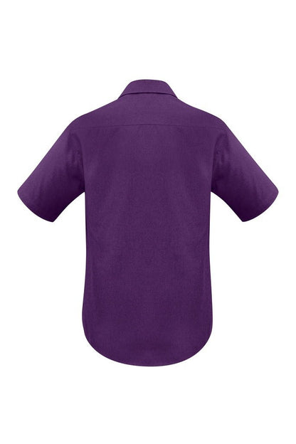  BIZ Mens Plain Oasis Short Sleeve Shirt - SH3603 | Biz Collection | Fashion Biz Online