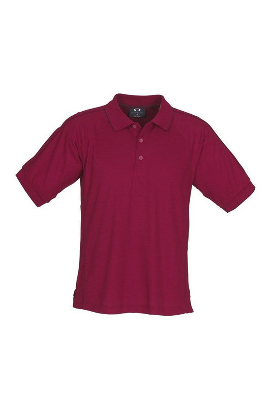 Biz Collection Mens Resort Polo - P9900 - Cherry/Maroon