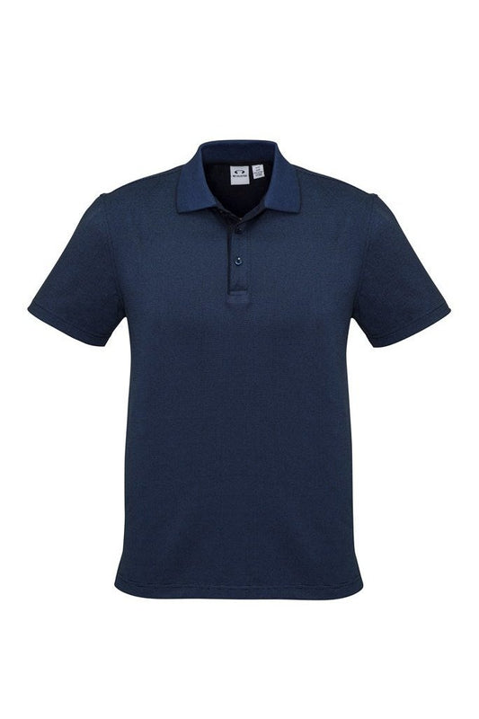 Biz Collection Mens Shadow Polo - P501MS - Carbon Blue