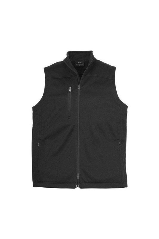 Biz Collection Mens Soft Shell Vest - J3881 - Black
