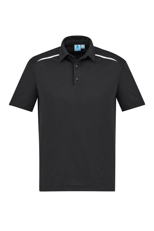 Biz Collection Mens Sonar Polo - P901MS - Black/White