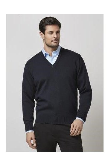  BIZ Mens Woolmix Pullover - WP6008 | Biz Collection | Fashion Biz Online