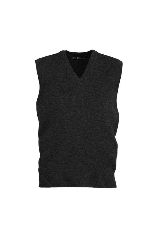 Biz Collection Mens Woolmix Vest - WV6007 - Black